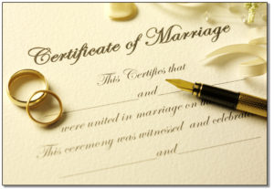 Marriage License